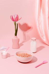 Pink breakfast III Still life photography by Marianne Taylor.
