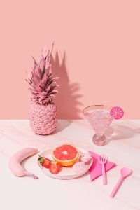 Pink breakfast I Still life photography by Marianne Taylor.