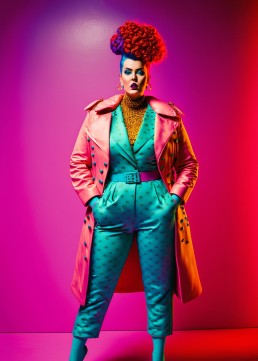 It's my party. Colourful AI art direction by HIYA MARIANNE. #midjourney #aiart