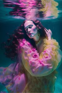 Imaginary Photoshoots - The Magic Beneath. AI Art Direction by HIYA MARIANNE.