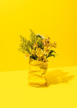 Colourful floral still life photography by HIYA MARIANNE photo production studio.