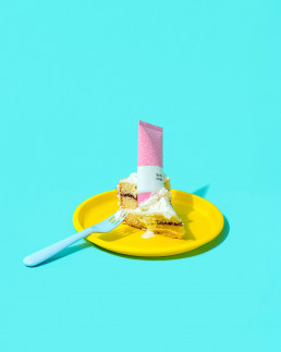 Looking Delicious. Colourful still life product photography with art direction and styling by HIYA MARIANNE photo production studio & prop styling by Propped Up.