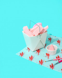 Looking Delicious. Colourful still life product photography with art direction and styling by HIYA MARIANNE photo production studio & prop styling by Propped Up.