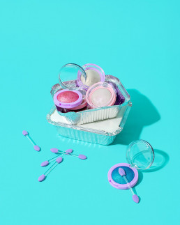 Looking Delicious. Colourful still life product photography with art direction and styling by HIYA MARIANNE photo production studio & prop styling by Propped Up.